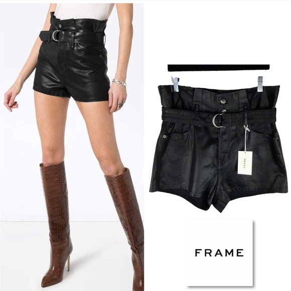 🆕 Frame X Imaan Le Bootie Coated Shorts